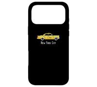 Carcasa para iPhone 17 Pro MAX Pixel Amarillo de 8 bits de Taxi de Cuadros de la Ciudad de Nueva York