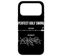 Carcasa para iPhone 17 Pro MAX Plan de Swing de Golf vs Realidad Divertido Golfista Amante del Golf
