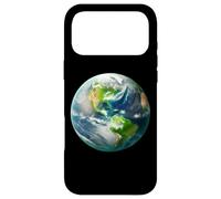 Carcasa para iPhone 17 Pro MAX Planeta del Día de la Tierra Visto Desde el Espacio, Globo Realista Azul