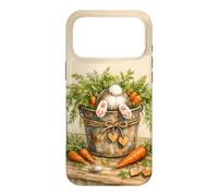 Carcasa para iPhone 17 Pro MAX Plantas Jardinero Botánico Floral Divertido Conejo Kawaii Zanahoria