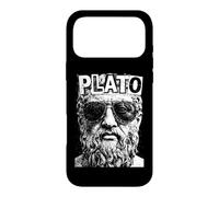 Carcasa para iPhone 17 Pro MAX Platón Funny Philosophy Pop Art Retrato Filósofo