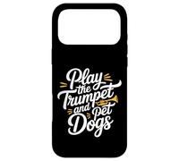 Carcasa para iPhone 17 Pro MAX Play The Trumpet and Pet Dogs Banda de música de latón |-