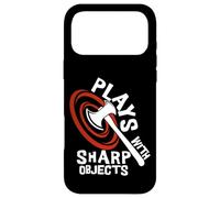 Carcasa para iPhone 17 Pro MAX Plays with Sharp Objects Funny Axe Throwing Lover
