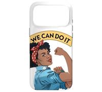 Carcasa para iPhone 17 Pro MAX Podemos Hacerlo Negro Rosie The Riveter Feminista Rosey Rosy