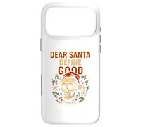 Carcasa para iPhone 17 Pro MAX Política de Navidad Dear Santa Definir Buena Diversión Parodia Hombre