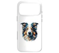 Carcasa para iPhone 17 Pro MAX Polygon Art Border Collie Border Collies