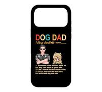 Carcasa para iPhone 17 Pro MAX Pomeranian Dog Dad Definition For Daddy Funny Fathers Day