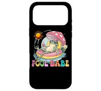 Carcasa para iPhone 17 Pro MAX Pool Babe Lindo Rana Seta Retro Verano Vibes