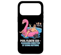 Carcasa para iPhone 17 Pro MAX Pool Floatie CEO Director Gerente De No Hacer Nada