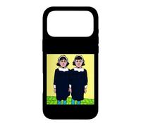 Carcasa para iPhone 17 Pro MAX Pop Art Twin Girls Vintage Cómic Gráfico de Medio Tono