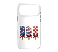 Carcasa para iPhone 17 Pro MAX Popsicle Patriotic Stars Stripes USA
