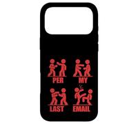 Carcasa para iPhone 17 Pro MAX por MI ÚLTIMO Correo ELECTRÓNICO Divertidas Figuras de Palo de Lucha Meme