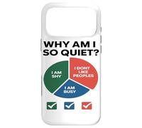 Carcasa para iPhone 17 Pro MAX ¿por qué Soy Tan introvertido? Humor Introvertido Socialment