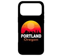Carcasa para iPhone 17 Pro MAX Portland Oregon Vintage Retro Sunset City State USA