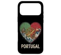 Carcasa para iPhone 17 Pro MAX Portugal Corazón Armilar Esfera Vintage Country