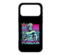 Carcasa para iPhone 17 Pro MAX Poseidón Mitología Griega Antigua Grecia Estilo Vaporwave