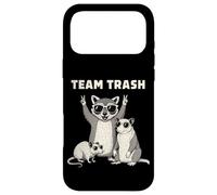 Carcasa para iPhone 17 Pro MAX Possum Ratte Mapache Lover Rock Sign Cool Retro Team Trash