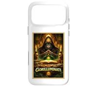 Carcasa para iPhone 17 Pro MAX Póster artístico Gorilla Funny Ape Animal Secret Parody Society