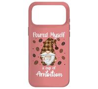 Carcasa para iPhone 17 Pro MAX Poured Myself a Cup of Ambition Mug GNOME Drinking Coffee