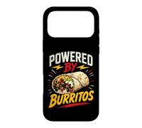 Carcasa para iPhone 17 Pro MAX Powered by Burritos Funny Burrito Saying Humor Joke Gag