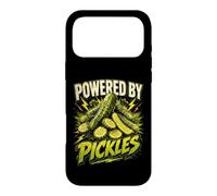Carcasa para iPhone 17 Pro MAX Powered by Pickles Funny Pickle Saying Humor Joke Gag