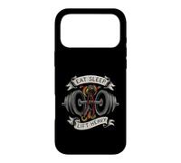 Carcasa para iPhone 17 Pro MAX Powerlifting Eat Sleep Lift Heavy Gym Workout