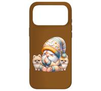 Carcasa para iPhone 17 Pro MAX Prayer GNOME Dog Grandpa For Christian Dad Cute Pomeranian