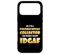 Carcasa para iPhone 17 Pro MAX Precious Metals Collector Stack Gold Silver Copper Rare Coin