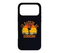 Carcasa para iPhone 17 Pro MAX Prefiero Estar Cantando música vocalista Humor