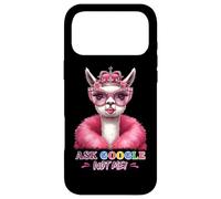Carcasa para iPhone 17 Pro MAX Pregúntale a Google Not Me Llama Queen Style