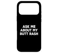 Carcasa para iPhone 17 Pro MAX Pregúntame sobre mi Fiesta de Soltero vergonzosa erupción en el Trasero