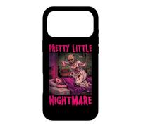 Carcasa para iPhone 17 Pro MAX Pretty Little Nightmare Humor Oscuro Pulp Horror Mujeres Adultas