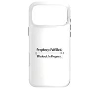 Carcasa para iPhone 17 Pro MAX Profecía Preterismo Jesús Fe Gimnasio Entrenamiento