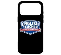 Carcasa para iPhone 17 Pro MAX Profesor de inglés Porque los Profesores de matemáticas Necesitan héroes Demasiado Divertidos