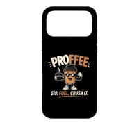 Carcasa para iPhone 17 Pro MAX Proffee Sip Fuel Crush It Proteína Café Entrenamiento Motivación