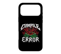 Carcasa para iPhone 17 Pro MAX Programmer Coder Compile Error Heavy Metals Skull
