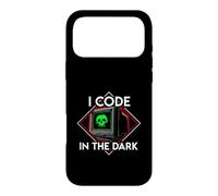 Carcasa para iPhone 17 Pro MAX Programmer I Code In The Dark Retro Hacker Skull