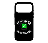 Carcasa para iPhone 17 Pro MAX Programmer It Worked On My Machine Coding Joke