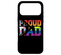 Carcasa para iPhone 17 Pro MAX Progress Rainbow Proud Dad Fathers Day LGBTQ Trans Pride