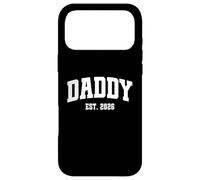 Carcasa para iPhone 17 Pro MAX Promoted to Daddy EST. 2026 Father's Day Baby Announcement