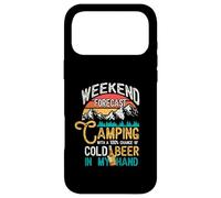 Carcasa para iPhone 17 Pro MAX Pronóstico de Fin de Semana 100% Probabilidad Cerveza En Mi Mano Camping