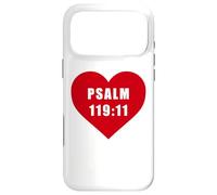 Carcasa para iPhone 17 Pro MAX Psalm 119:11 - Thy Word Have I Hid in Mine Heart Reference