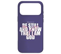 Carcasa para iPhone 17 Pro MAX Psalm 46:10 Be Still & Know - Women Girls Butterfly