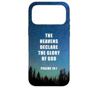 Carcasa para iPhone 17 Pro MAX Psalms 19:1 The Heavens Declare Glory of God - Faith Verse