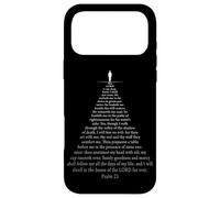 Carcasa para iPhone 17 Pro MAX Psalms 23 Though I Walk Through The Valley Christian Bible