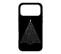 Carcasa para iPhone 17 Pro MAX Psalms 23 Though I Walk Through The Valley - German Bible