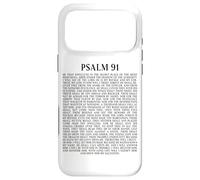 Carcasa para iPhone 17 Pro MAX Psalms 91 Full KJV Bible Verse Protection & Safety Blessing