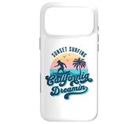 Carcasa para iPhone 17 Pro MAX Puesta de Sol Surfing California Dreamin USA Surfista