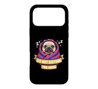 Carcasa para iPhone 17 Pro MAX Pug Do Not Funny Disturb The Cute Snug Burrito Manta Perro