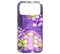 Carcasa para iPhone 17 Pro MAX Purple Flower GNOME with Lavender Violet Lilac Shabby Chic